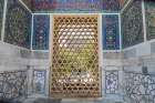 Samarkand, Uzbekistan, Central Asia interior view at the Registan. Vintage Print